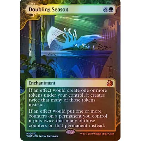 Doubling Season Foil Magic The Gathering Wilds Of