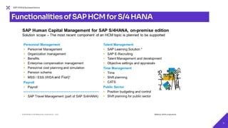 Presentation Sap Human Capital Management Hcm Transition Strategies Pdf