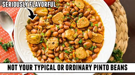 The Best Pinto Beans Of Your Life Quick And Easy 30 Minute Recipe Youtube