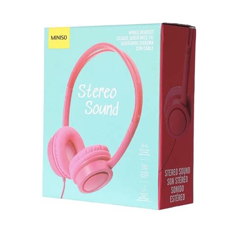 Jual Cod Bali Denpasar Miniso Cd Pattern Headset Miniso Earphone Miniso