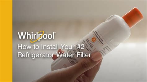 How To Replace Your Whirlpool® Refrigerator Filter Everydrop® Filter