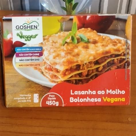 Goshen Vegges Lasanha Ao Molho Bolonhesa Vegana Reviews Abillion