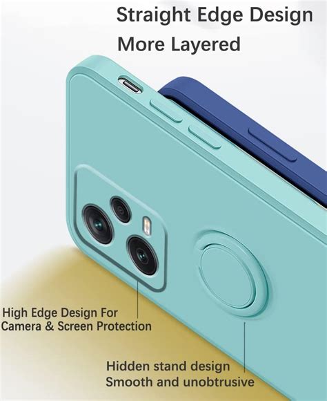 Capa Silicone L Quido Anel Xiaomi Redmi Note Pro Plus Verde Gua