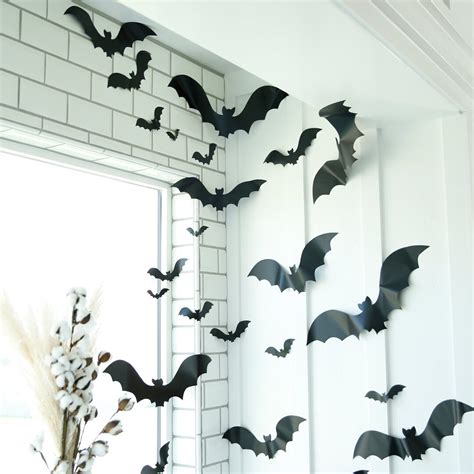 Bats Halloween Bat Decal Halloween Decor Indoor Halloween Decor Outdoor ...