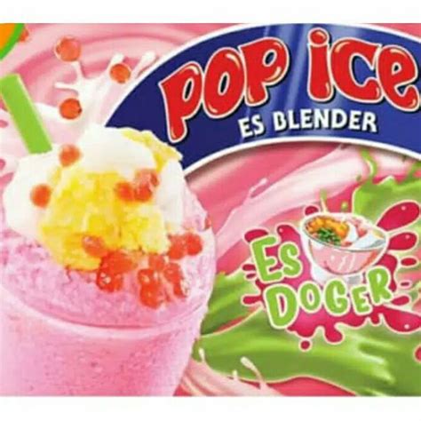 Pop Ice Es Doger Es Blender 5 Renceng Lazada Indonesia