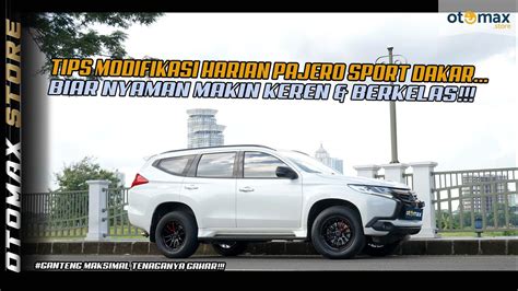 Modifikasi Pajero Sport Dakar Pakai Velg Lenso M Makin Keren Nyaman