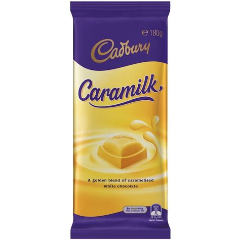 Cadbury Caramilk Chocolate Block 180g Cadbury Wishque