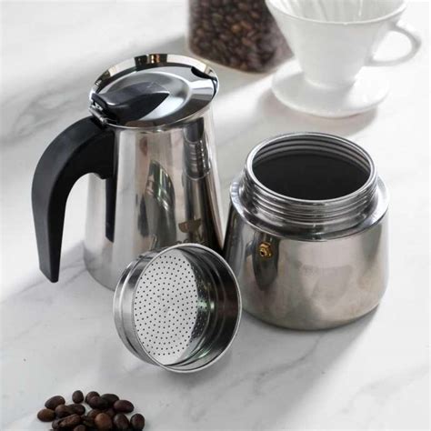 Jual Moka Pot Espresso Coffee Maker Stovetop 9 Cup 450ml Z20 Grinder