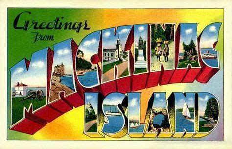 Mackinac Island Postcard Mackinac Island Mackinac Island Michigan