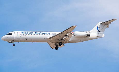 Karun Airlines Fokker F100 | Latest Photos | Planespotters.net