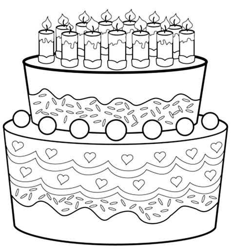 Desenhos De Bolo De Anivers Rio Para Colorir Pop Lembrancinhas