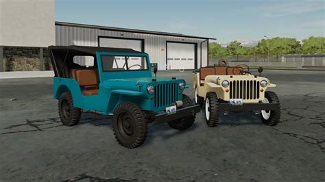 Lizard Aw X Willys Jeep Farming Simulator Fs Ls Car