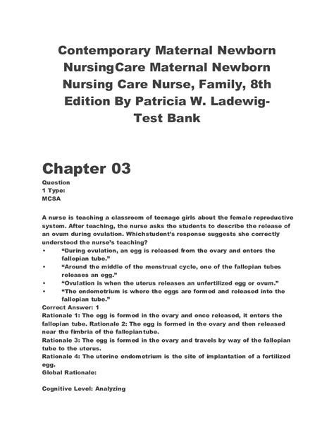 Contemporary Maternal Newborn Nursing Care Maternal Newborn Nursing