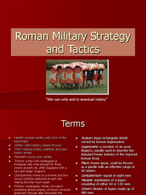 Roman Military Strategy and Tactics | PDF | Roman Legion | Warfare Of ...