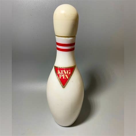 Avon Accents Avon King Pin Bowling Pin Decanter Vintage Bravo