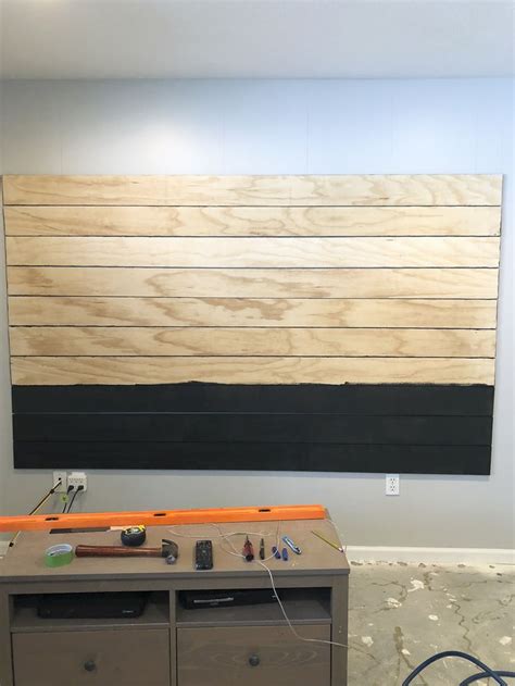 Black Shiplap Accent Wall Homedecorish