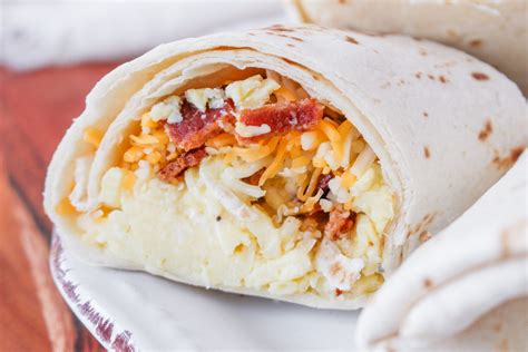 Bacon Egg And Cheese Burritos Couch Potato Camping