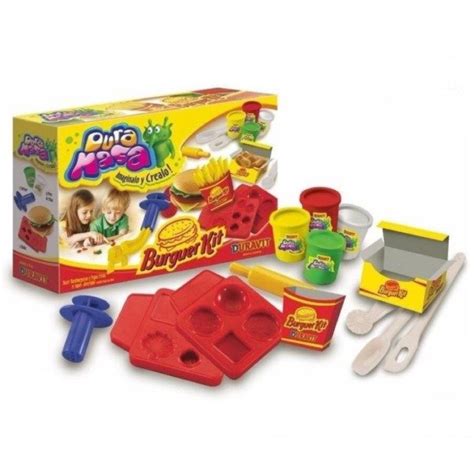 Juego Fabrica De Dura Masa Burguer Kit Plastilina Duravit Lp Todo