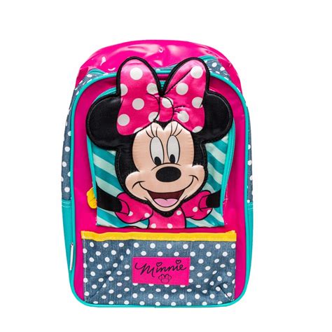 Mochila Minnie Costas Escolar Meninas Tam P Sestini R