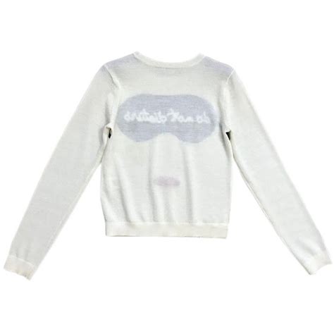 Alice Olivia Stace Face Do Not Disturb Sweater Evachic