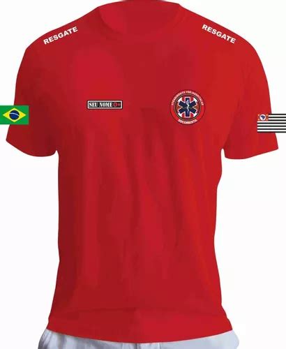 Camisa Camiseta Socorrista Pré Hospitalar Seu Nome Parcelamento