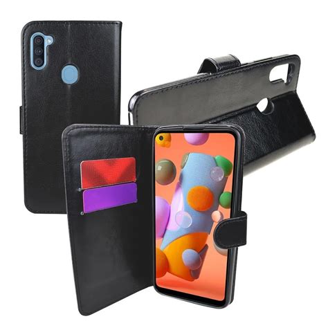 Capa Capinha Carteira Couro Samsung Galaxy A11 Case Flip Tela 6 4