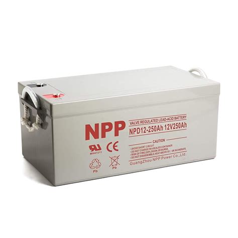 NPP NP12 250Ah Rechargeable AGM Deep Cycle 12V 250Ah Battery With