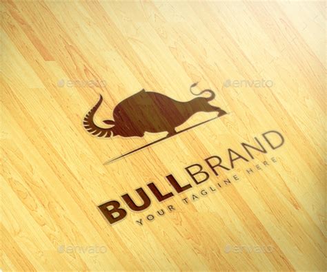 Bull Brand Logo Template by maraz2013 | GraphicRiver