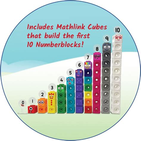 Officially Licensed Numberblocks 1-10 Activity Set - 100 Counting Cubes
