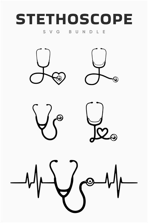 Stethoscope Svg Bundle Nurse Svg Artofit