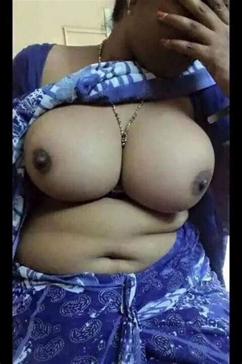 Blue Saree Boob Sathishsk