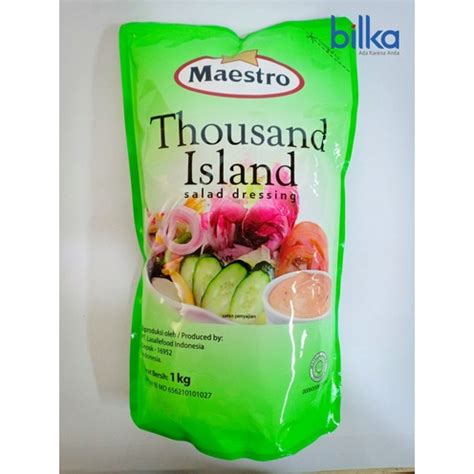 Jual MAESTRO THOUSAND ISLAND Salad Dressing 1Kg Shopee Indonesia