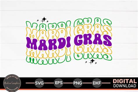 Mardi Gras Quotes Retro Svg Graphic By Moslem Graphics · Creative Fabrica