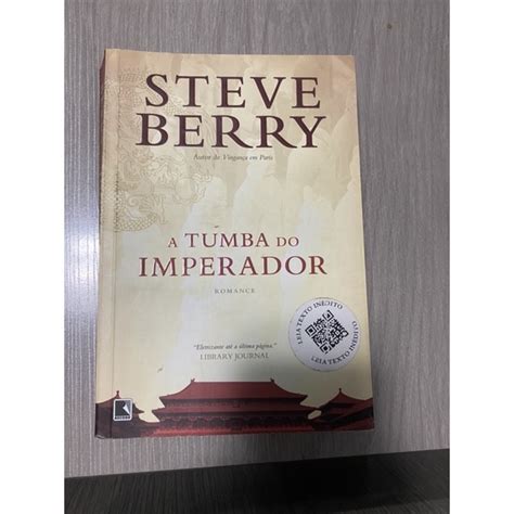 A Tumba Do Imperador Steve Berry Shopee Brasil