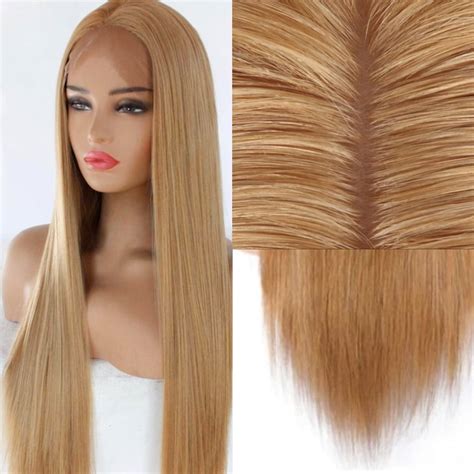 Strawberry Blonde Wig Long Straight Lace Front Wig 150 180 And 250