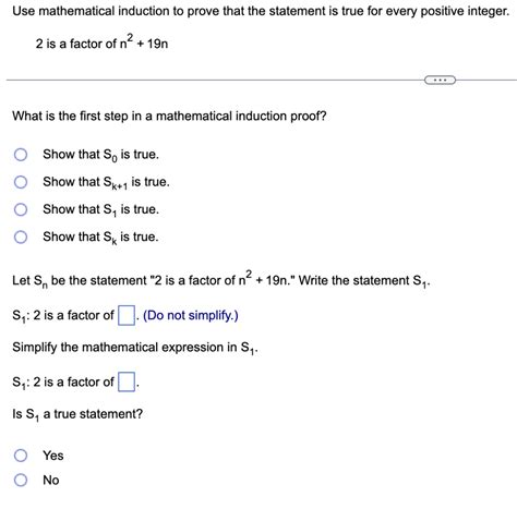 Solved Use Mathematical Induction To Prove That The Chegg