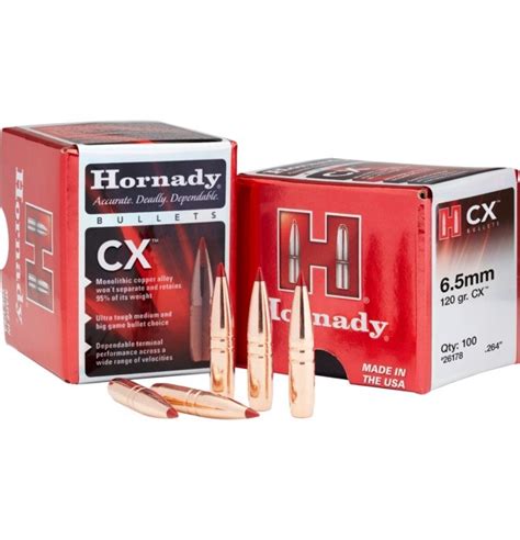 Puntas Hornady CX Calibre 284 7mm 150 Grains