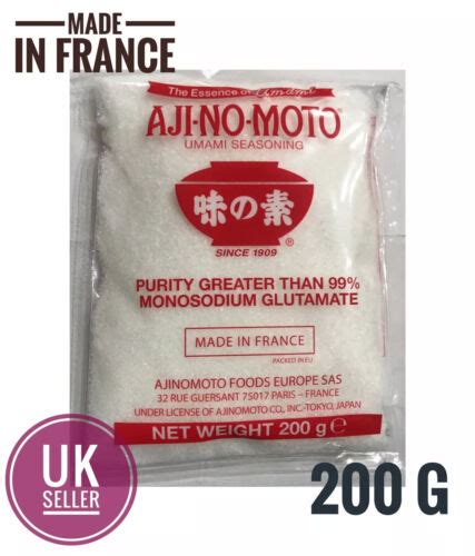 Pure Monosodium Glutamate Msg Ajinomoto Flavour Enhancer Seasoning