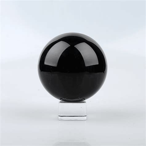 Natural Obsidian Crystal Ball – Tebuti