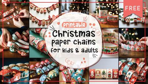 Printable Christmas Paper Chain - World of Printables