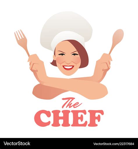 Logo Chef 01 Royalty Free Vector Image Vectorstock