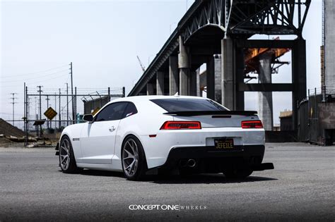 Concept One Wheels on a White Camaro ZL1 | CARiD.com Gallery