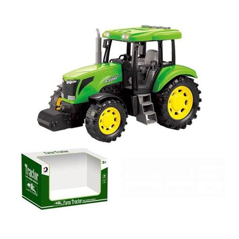 Green Tractor In Box Dondino