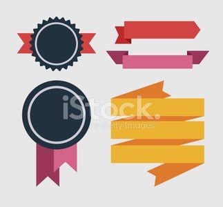 Set Of Retro Ribbons And Labels Stock Vector Royalty Free FreeImages