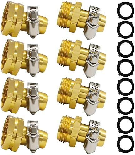 Amazon PLG Garden Hose Repair Kit Hose Connector With Clamps 6