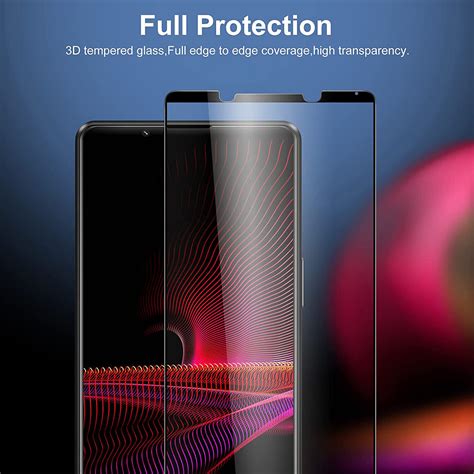 Pour Sony Xperia 1 5 10 V IV III II Protecteur d écran en verre trempé