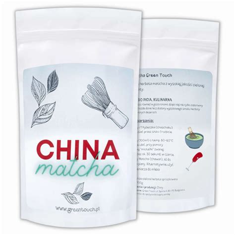 Matcha sproszkowana zielona herbata Matcha chińska Green Touch