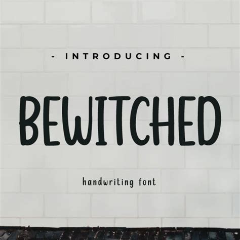 Bewitched Font