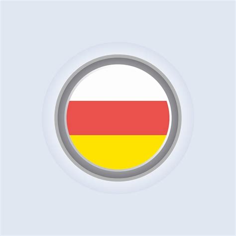 Premium Vector Illustration Of South Ossetia Flag Template