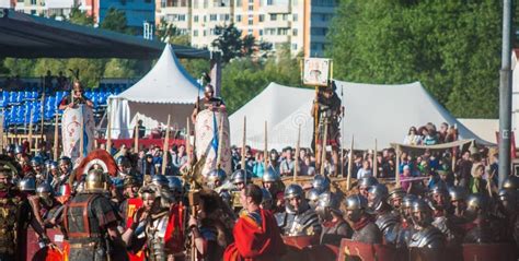 Historical Reenactment Of Boudica S Rebellion Editorial Image Image